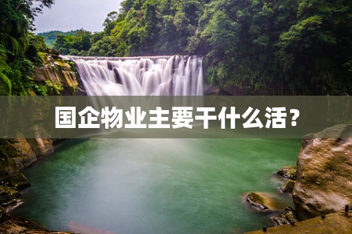 国企物业主要干什么活？