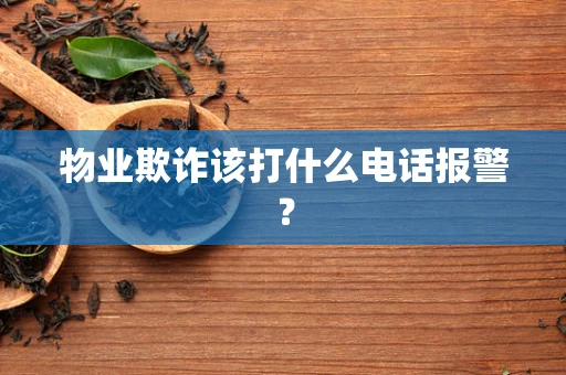 物业欺诈该打什么电话报警？