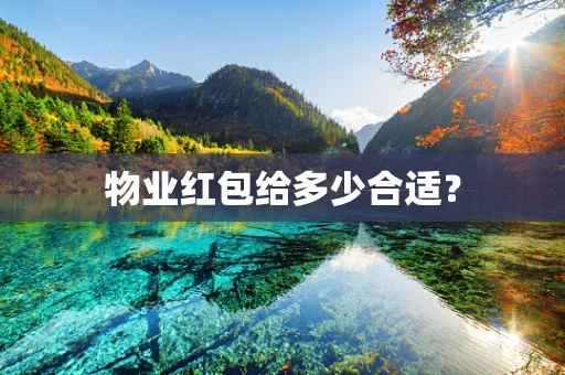物业红包给多少合适？