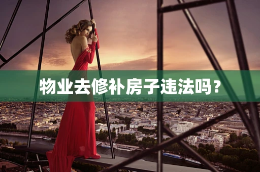 物业去修补房子违法吗？