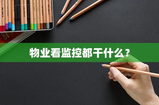 物业看监控都干什么？