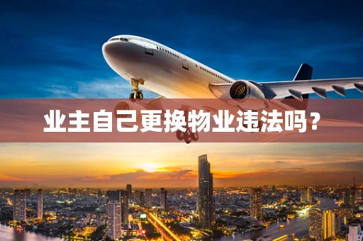 业主自己更换物业违法吗？