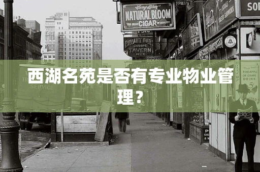 西湖名苑是否有专业物业管理？