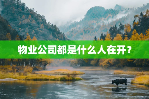 物业公司都是什么人在开？