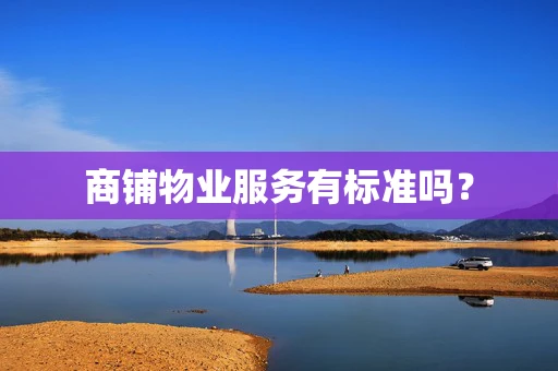 商铺物业服务有标准吗？