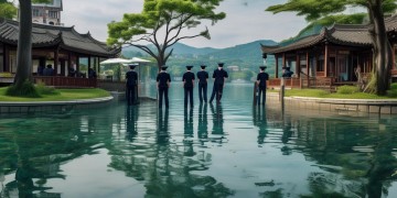 东钱湖配备的是什么物业保安？