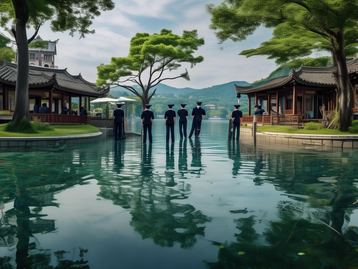 东钱湖配备的是什么物业保安？